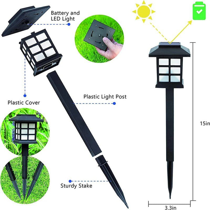 Stornfield Solar LED Pathway Lanterns