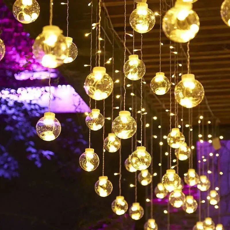 Stornfield | Guirlandes lumineuses – Pendentif solaire – design élégant – alimenté par énergie solaire