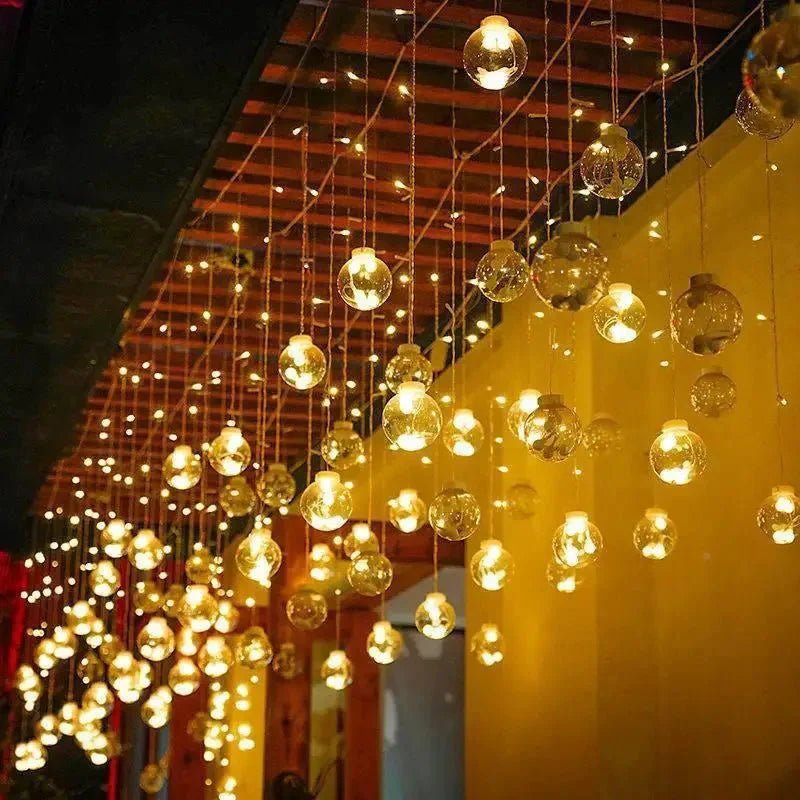 Stornfield | Guirlandes lumineuses – Pendentif solaire – design élégant – alimenté par énergie solaire