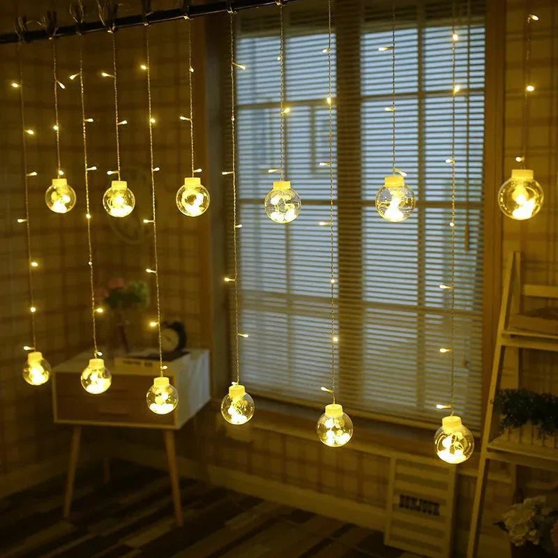 Stornfield | Guirlandes lumineuses – Pendentif solaire – design élégant – alimenté par énergie solaire