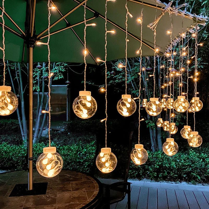Stornfield | Guirlandes lumineuses – Pendentif solaire – design élégant – alimenté par énergie solaire