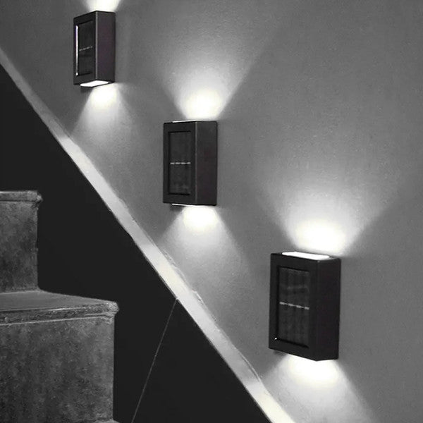 Stornfield | Deluxe Wireless LED Solar Wall Lights | Efficient and Economical Outdoor Lighting
