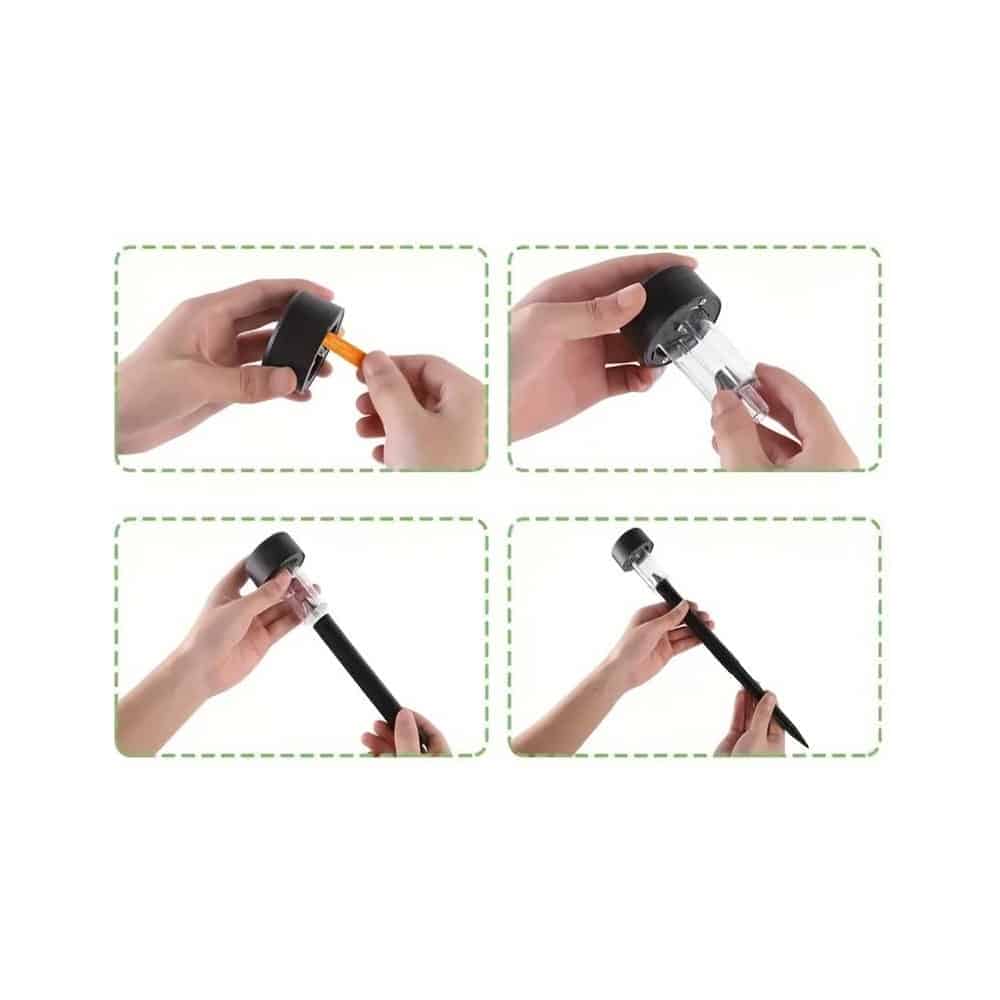 LED solar cell lamps on spikes - Black 10 pcs. | Stornfield
