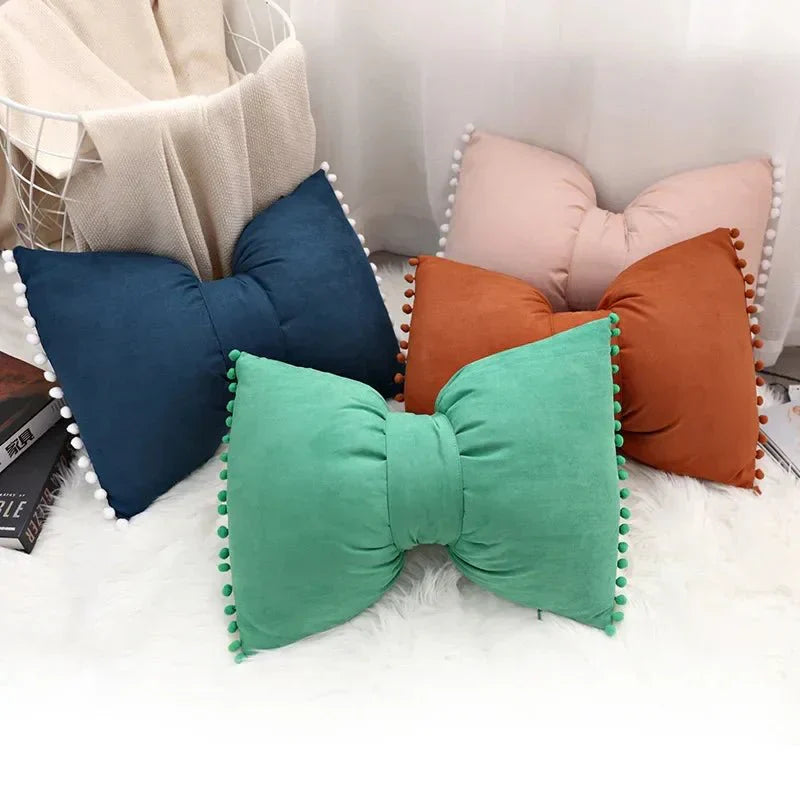 Solid Candy Colour Tasseled Cushion Cover Velvet 50x30cm | Stornfield