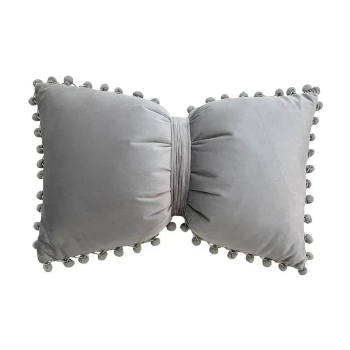 Solid Candy Colour Tasseled Cushion Cover Velvet 50x30cm | Stornfield