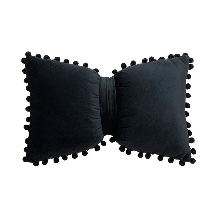 Solid Candy Colour Tasseled Cushion Cover Velvet 50x30cm | Stornfield