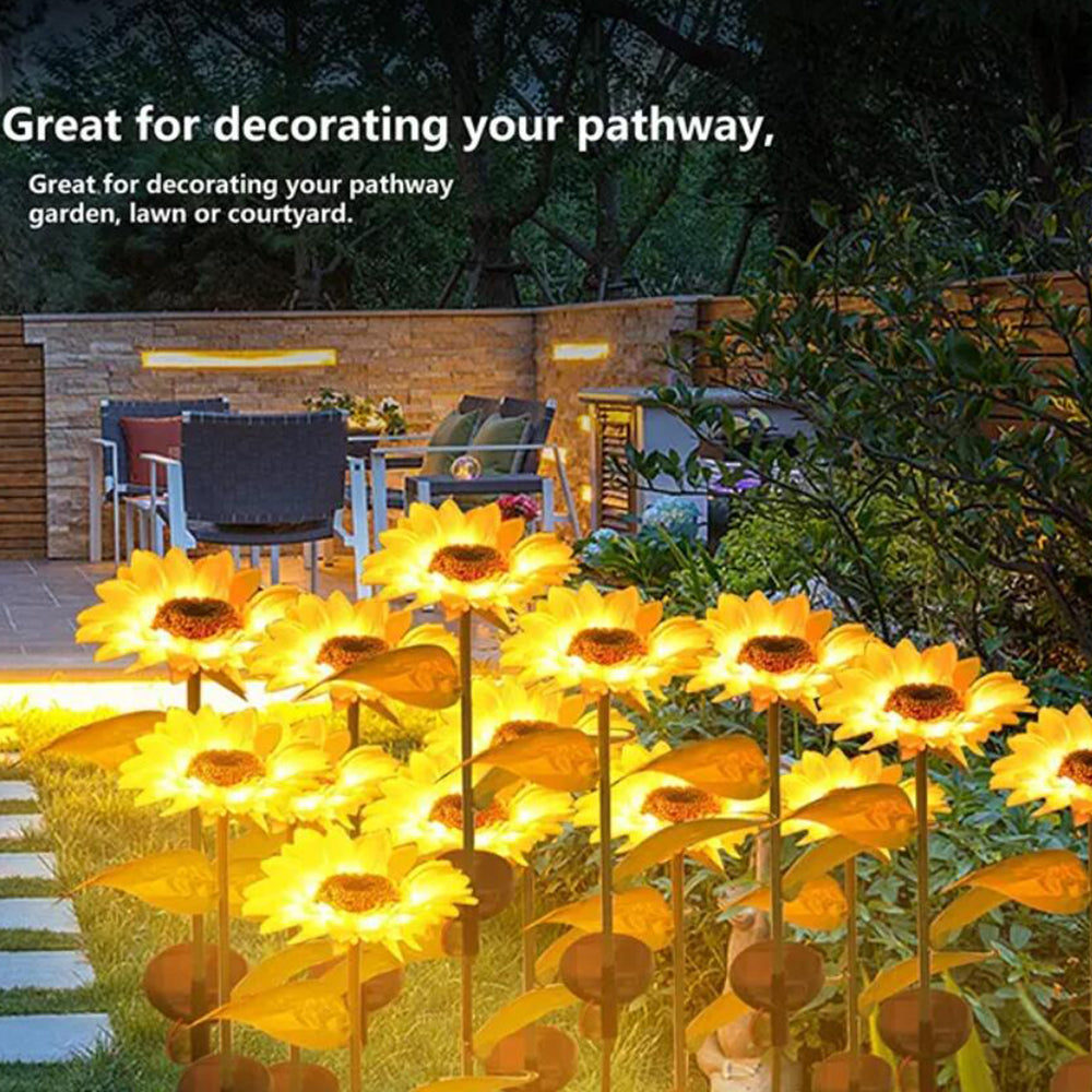 Solar-Sunflower-Garden-Lamp 80 cm | Stornfield