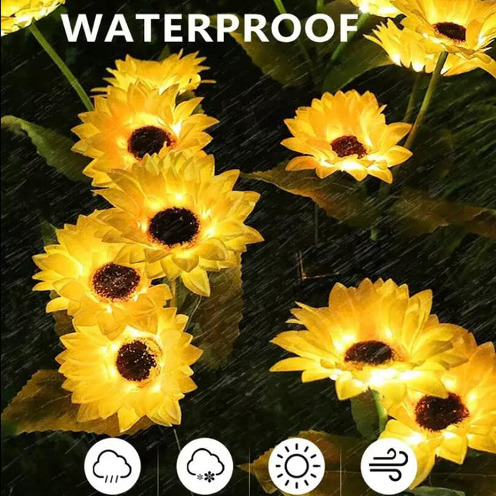 Solar-Sunflower-Garden-Lamp 80 cm | Stornfield