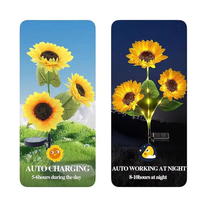 Solar-Sunflower-Garden-Lamp 80 cm | Stornfield