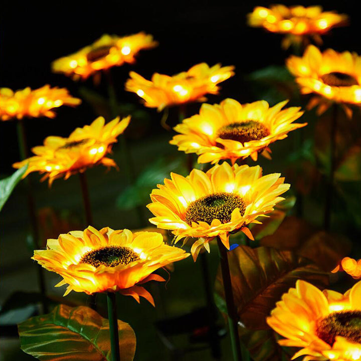 Solar-Sunflower-Garden-Lamp 80 cm | Stornfield