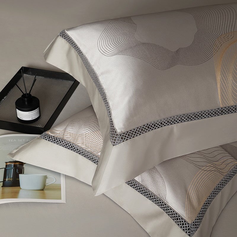 Sonata Luxury Duvet Cover Set – 1000 TC Cotton with Silky Satin Finish | Stornfield