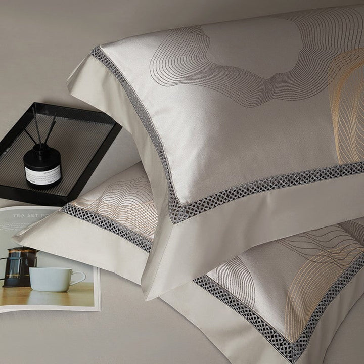 Sonata Luxury Duvet Cover Set – 1000 TC Cotton with Silky Satin Finish | Stornfield