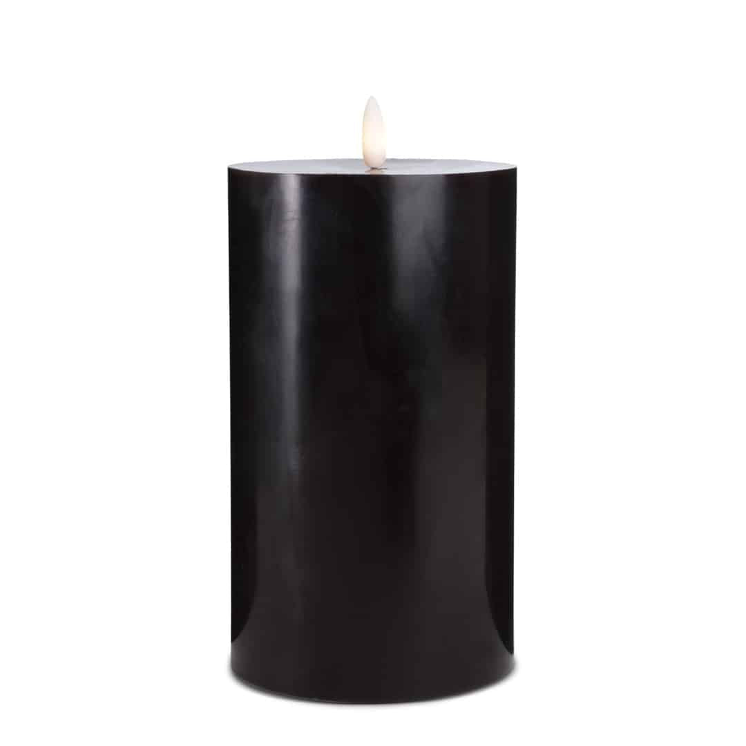 LED Candle (1 piece) with realistic 3D flame 10 x 20 cm | Stornfield