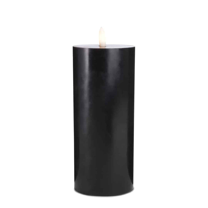 LED Candle (1 piece) with realistic 3D flame 7.5 x 20 cm | Stornfield