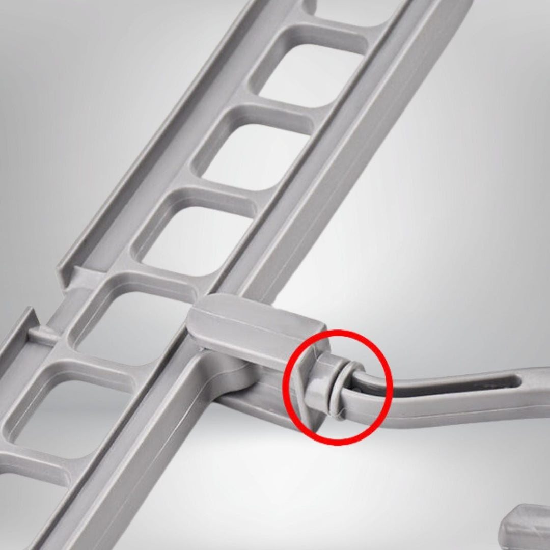 Clothes hanger organizer space-saving rack 2-piece set | Stornfield