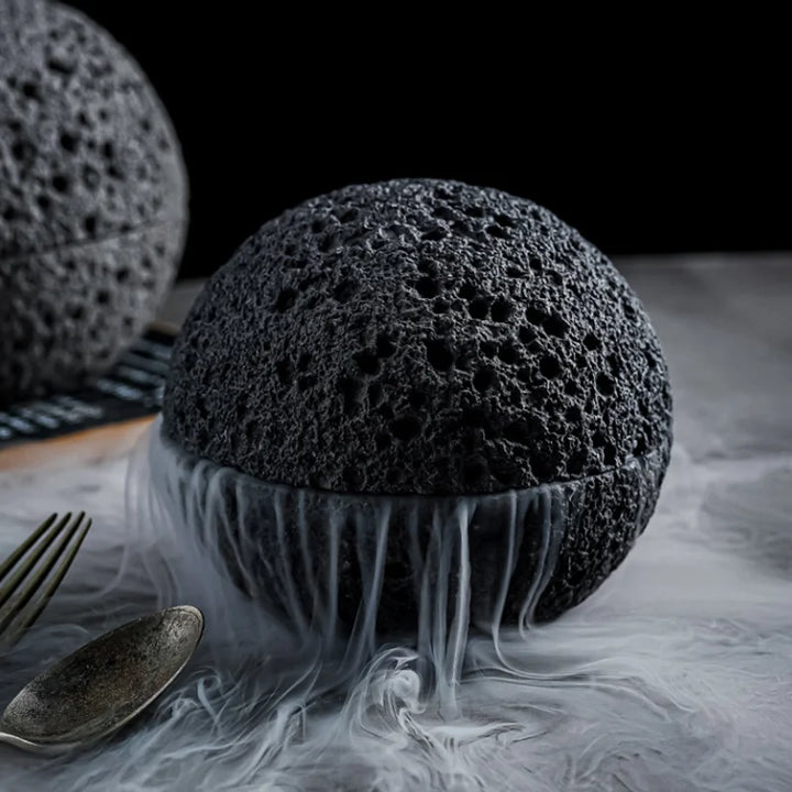 Special Lava Stone Planet Sashimi Seafood Dry Ice Serving Plate | Stornfield