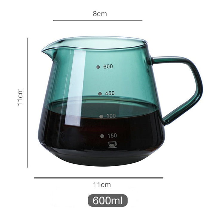 Specialized Coffeeware Kit Pour Over Coffee Glass Sharing Pot | Stornfield
