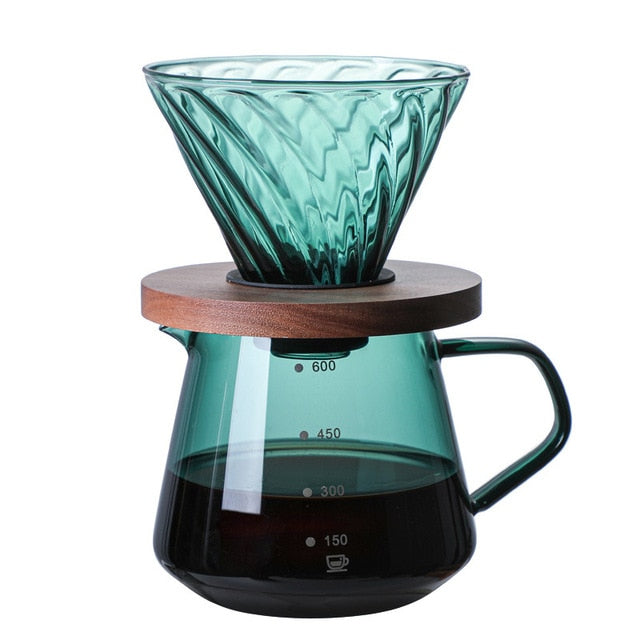 Specialized Coffeeware Kit Pour Over Coffee Glass Sharing Pot | Stornfield