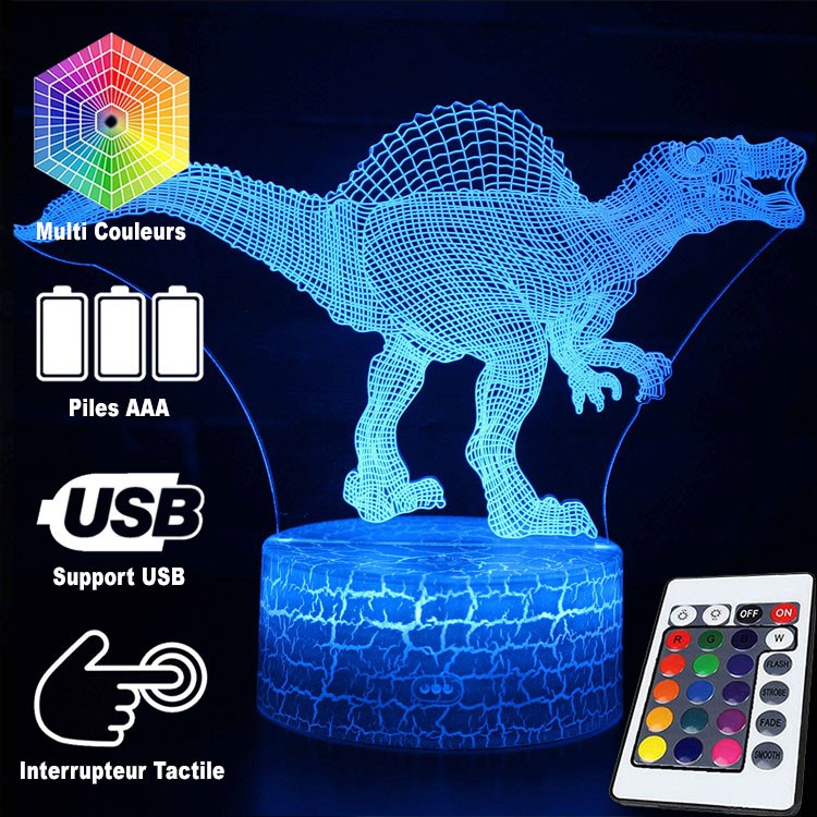 Stornfield | Terrible Spinosaurus Dinosaur 3D Lamp
