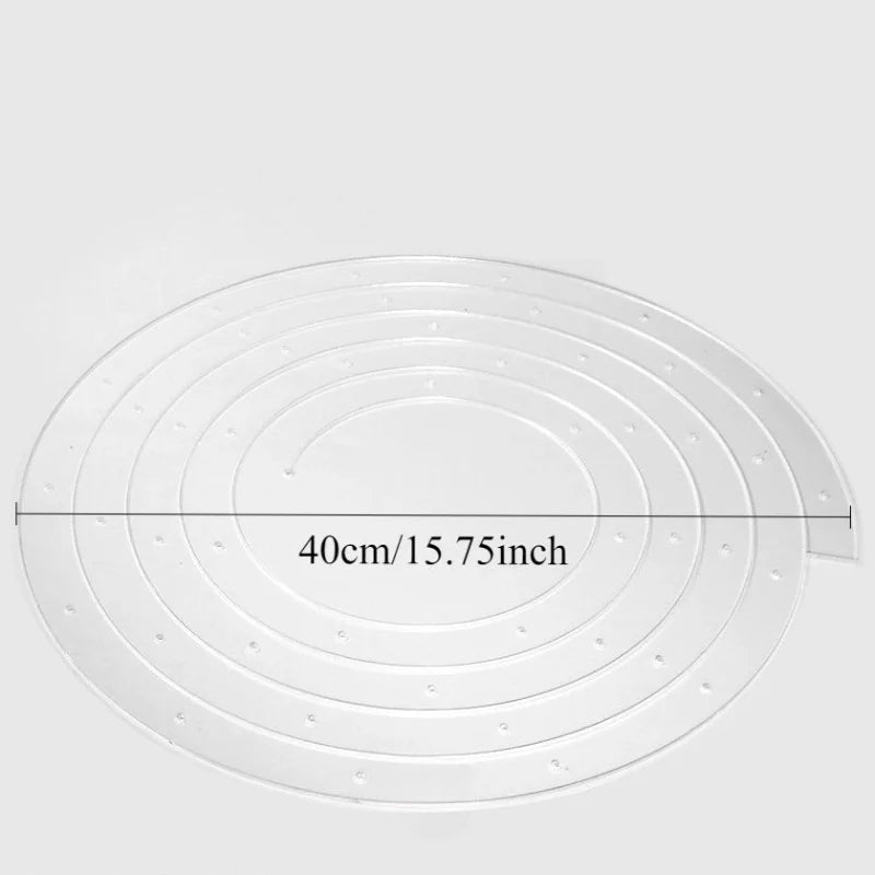 Spiral Multi-Tier Acrylic Cake Stand Reusable Foldable Pastry Decoration | Stornfield