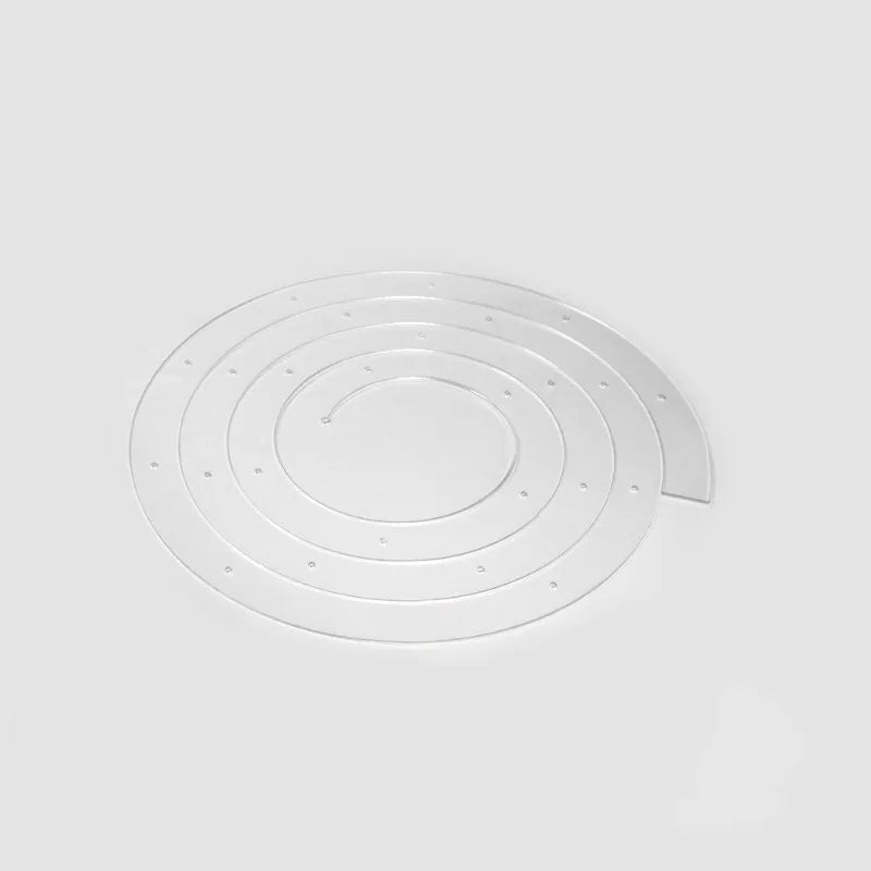 Spiral Multi-Tier Acrylic Cake Stand Reusable Foldable Pastry Decoration | Stornfield