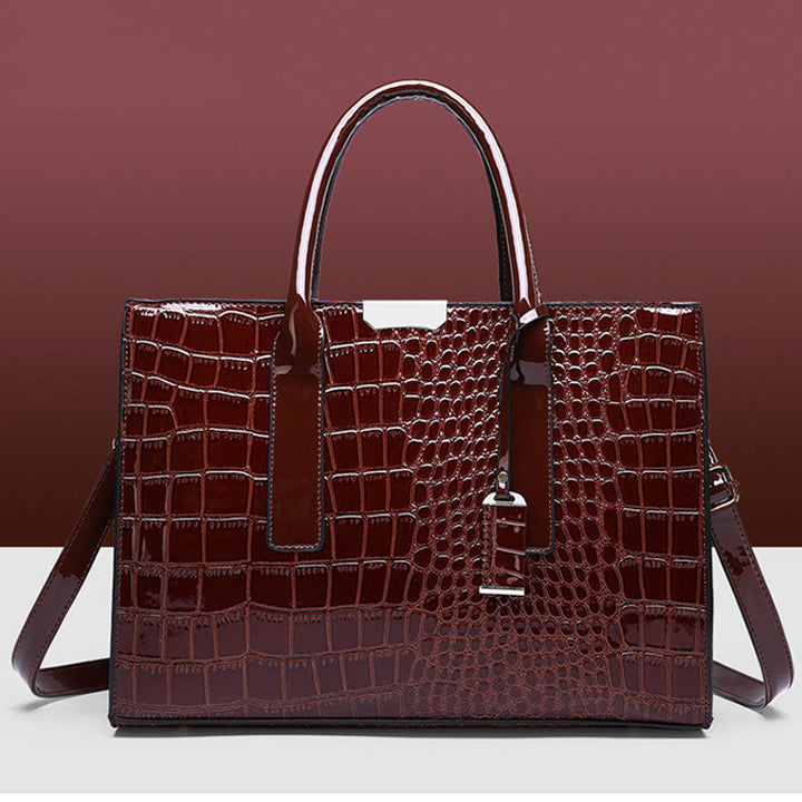 Stornfield | Crocodile embossed bag.