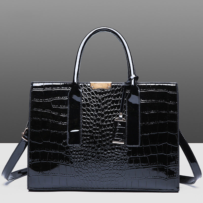 Stornfield | Crocodile embossed bag.