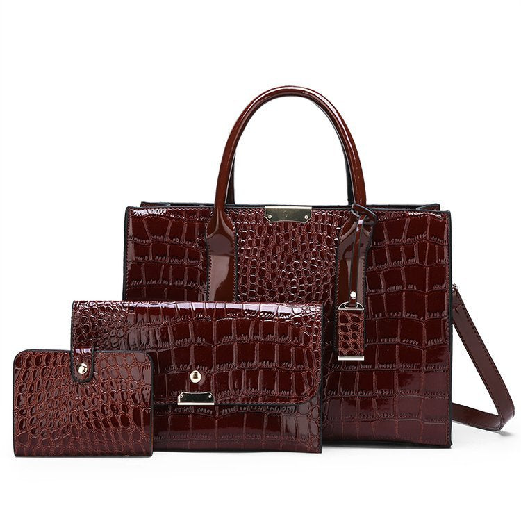 Stornfield | Crocodile embossed bag.