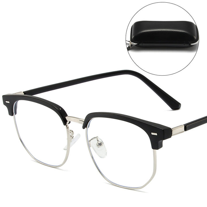 Stornfield | Blue Light Blocking Half-Rim Glasses