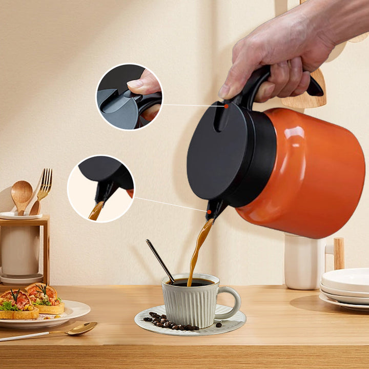 Portable stainless steel kettle | Compact tea solution for any location | Stornfield