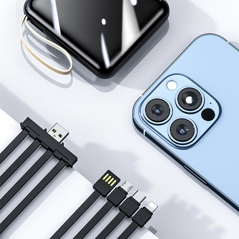 Stornfield | Fast Charge 20000mAh Mini Powerbank with Integrated Cables