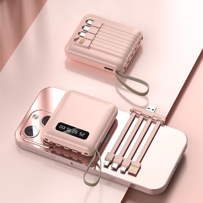 Stornfield | Fast Charge 20000mAh Mini Powerbank with Integrated Cables