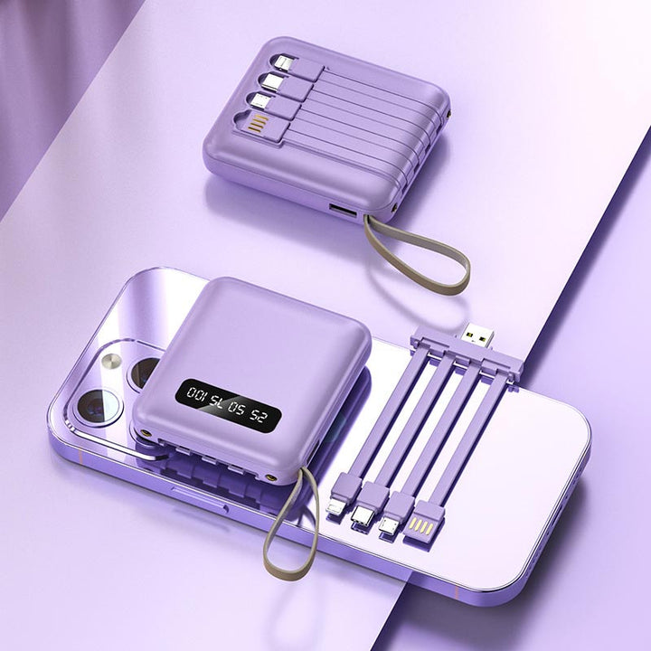 Stornfield | Fast Charge 20000mAh Mini Powerbank with Integrated Cables