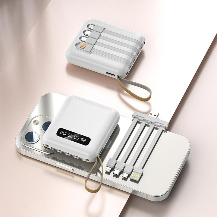 Stornfield | Fast Charge 20000mAh Mini Powerbank with Integrated Cables