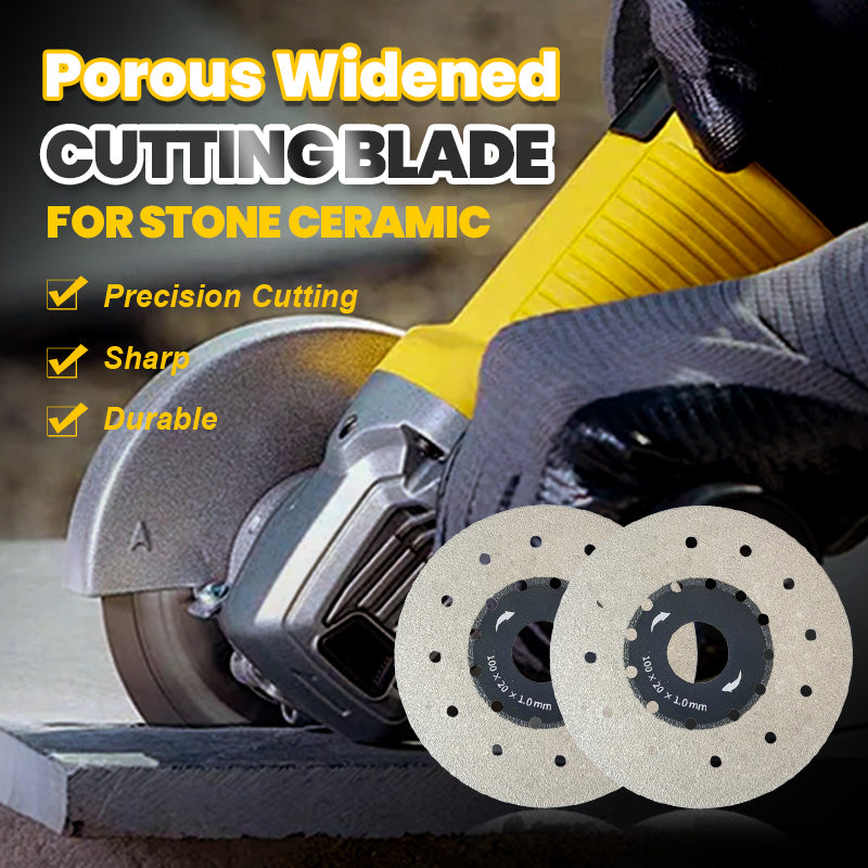 Porous, widened cutting blade | Smooth and precise cuts | Stornfield