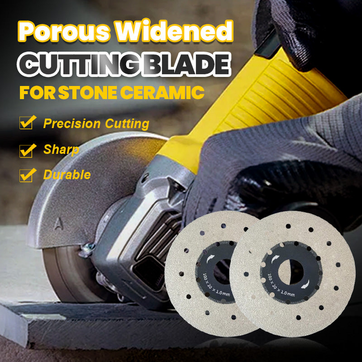 Porous, widened cutting blade | Smooth and precise cuts | Stornfield