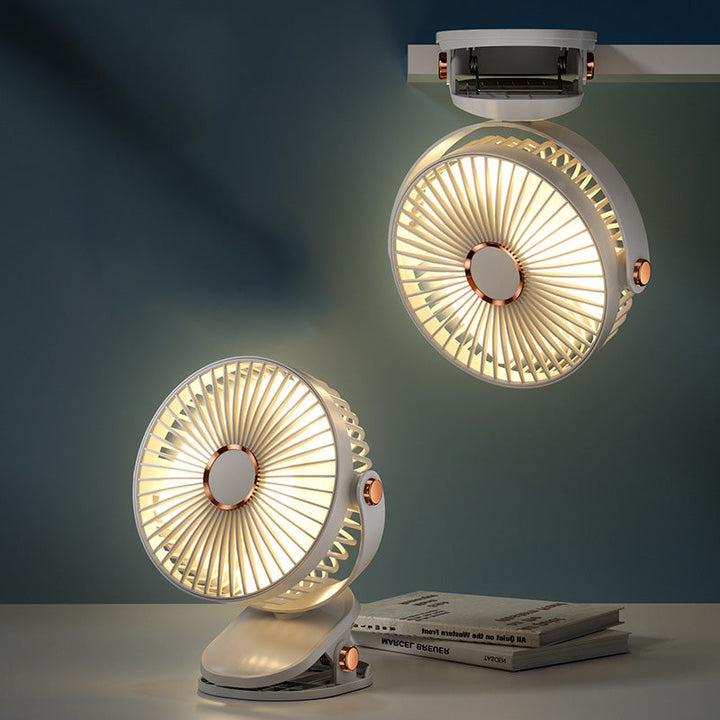 Rechargeable Clip-On Hanging Desk Air Conditioning Fan | Stornfield