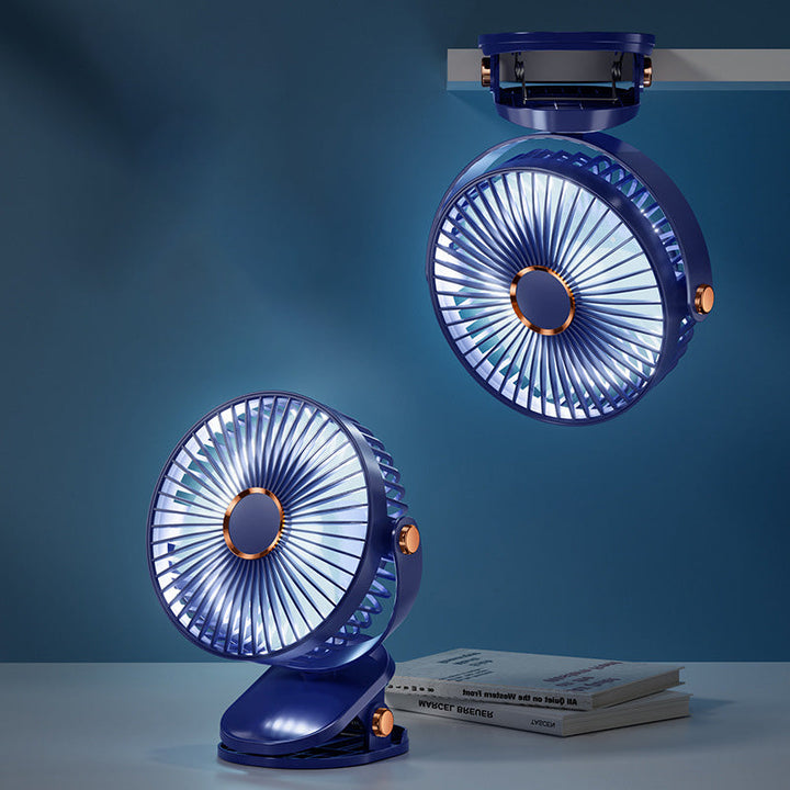 Rechargeable Clip-On Hanging Desk Air Conditioning Fan | Stornfield