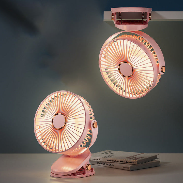 Rechargeable Clip-On Hanging Desk Air Conditioning Fan | Stornfield