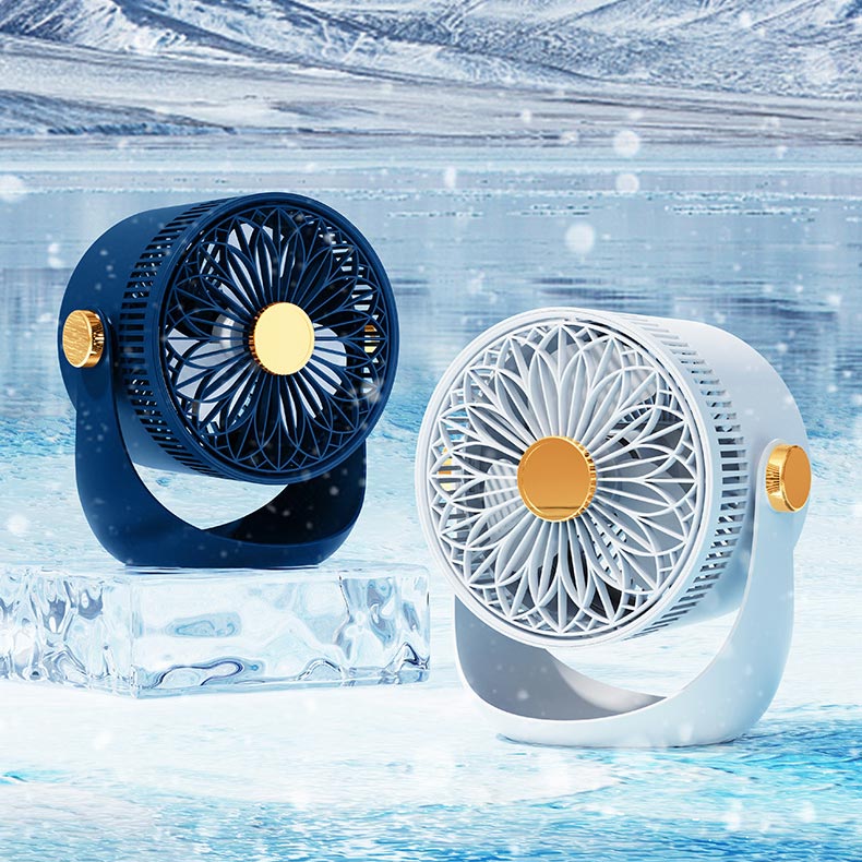 Hurricane Cannon High-Speed Circulating Wall-Mounted Desk Fan | Stornfield