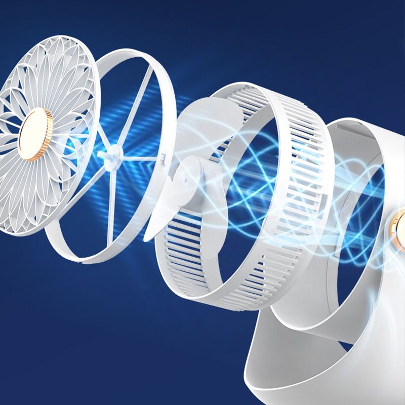 Hurricane Cannon High-Speed Circulating Wall-Mounted Desk Fan | Stornfield