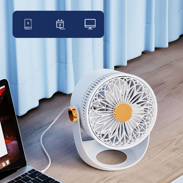 Hurricane Cannon High-Speed Circulating Wall-Mounted Desk Fan | Stornfield