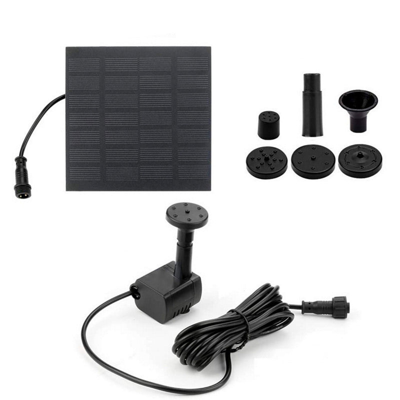 Stornfield | Outdoor Solar Fountain Water Pump Set for Garden