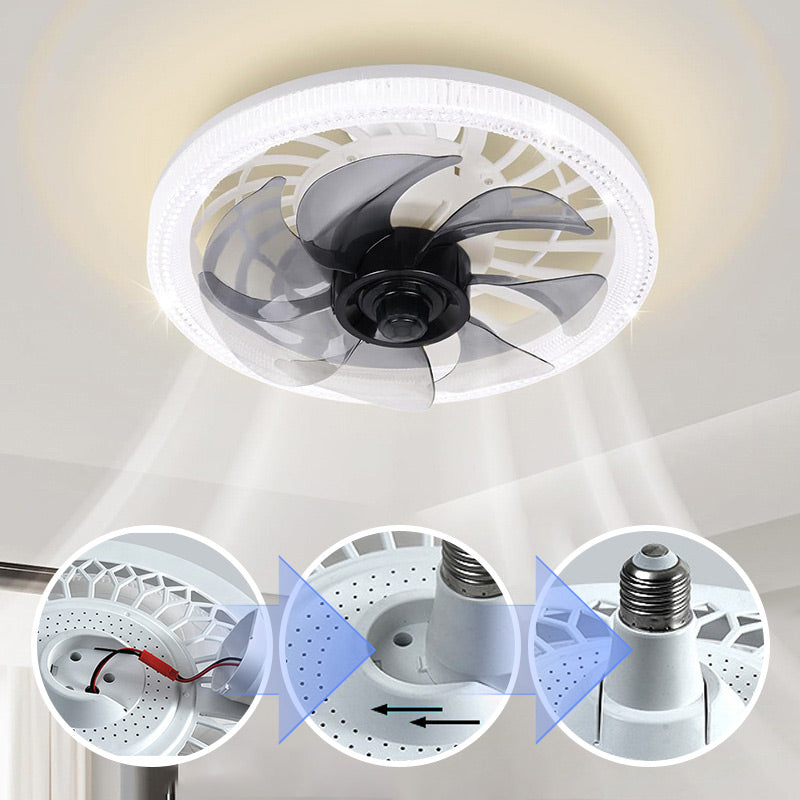 2-in-1 Mute Adjustable Fan Light with Remote Control | Stornfield