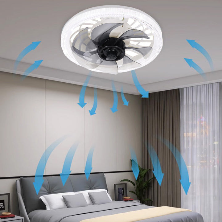 2-in-1 Mute Adjustable Fan Light with Remote Control | Stornfield