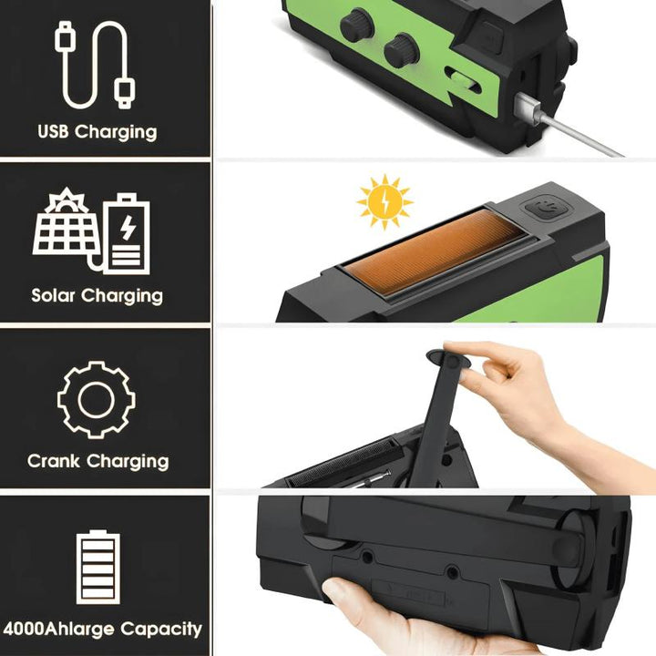 Multifunctional solar-powered radio | Stornfield