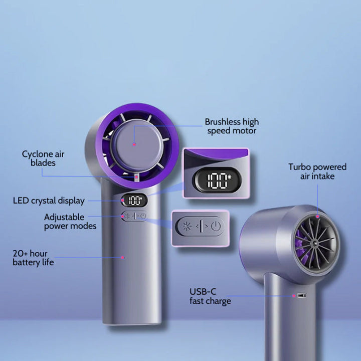 Portable Handheld Cyclone Fan | Stornfield