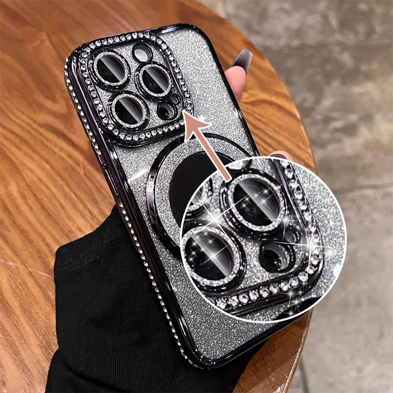 Stornfield | Phone Case with Mirror Magnetic Stand Glitter