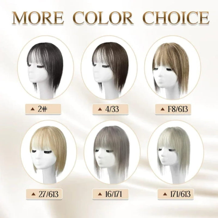 Stornfield | Natural Hairpiece with Bangs for Women