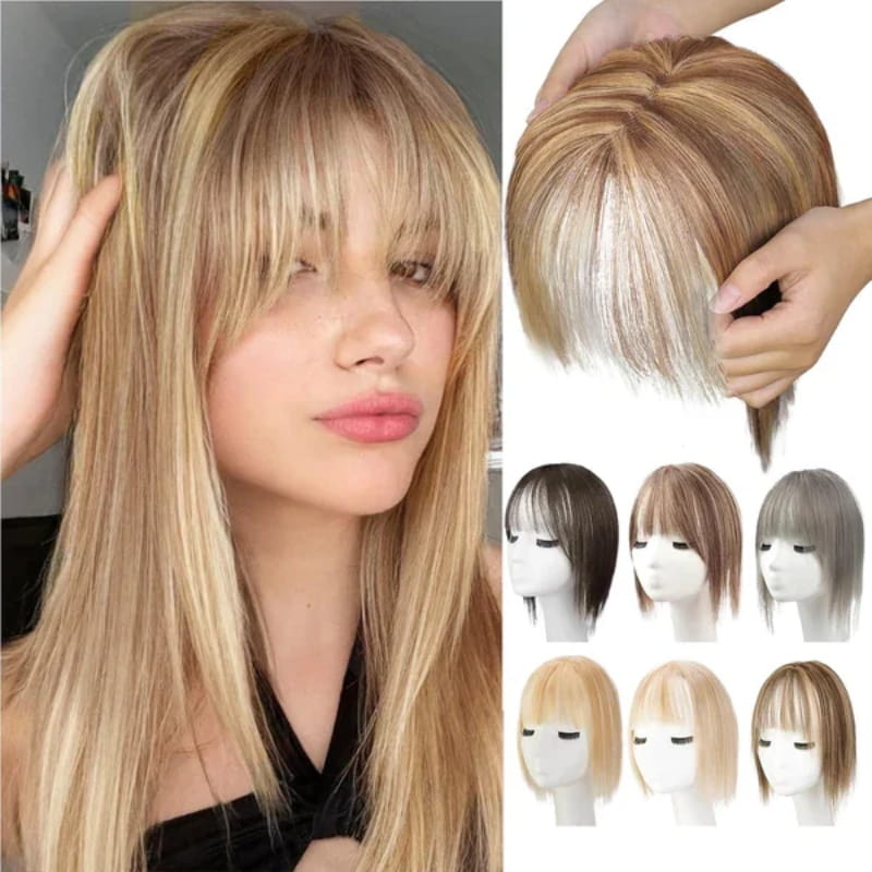 Stornfield | Natural Hairpiece with Bangs for Women
